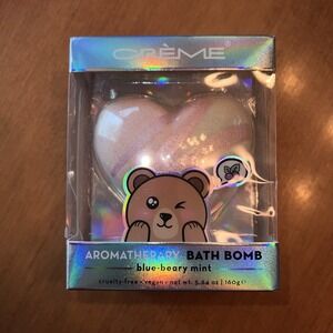 NEW The Creme Shop ~ 3D Aromatherapy Fizzy Bath Bomb - Blue Beary Mint - 5.64 oz